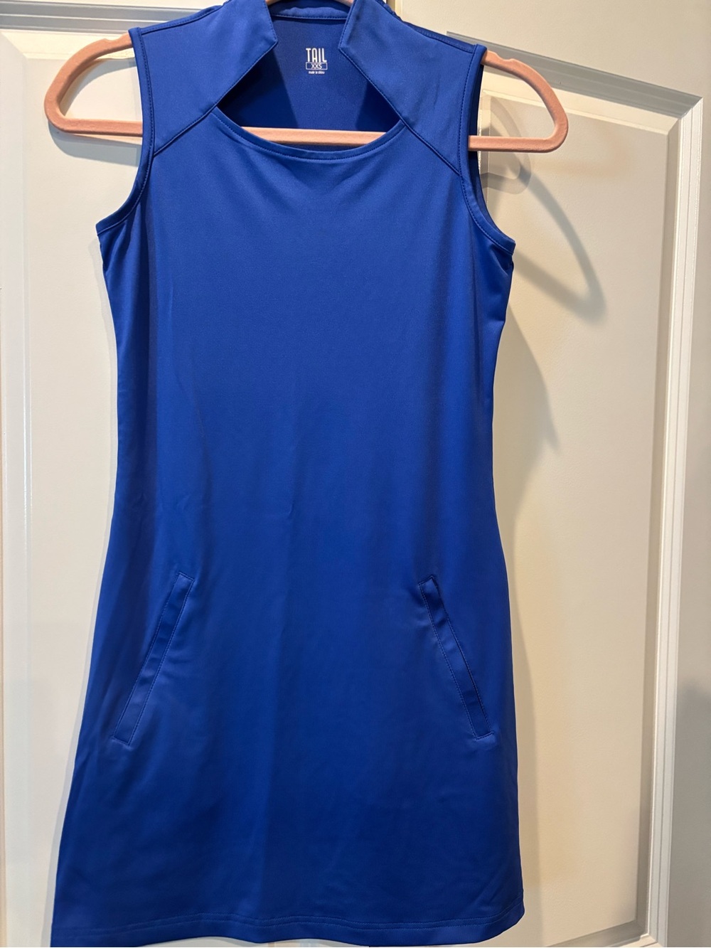 Tail Royal Blue Sleeveless Polo Dress